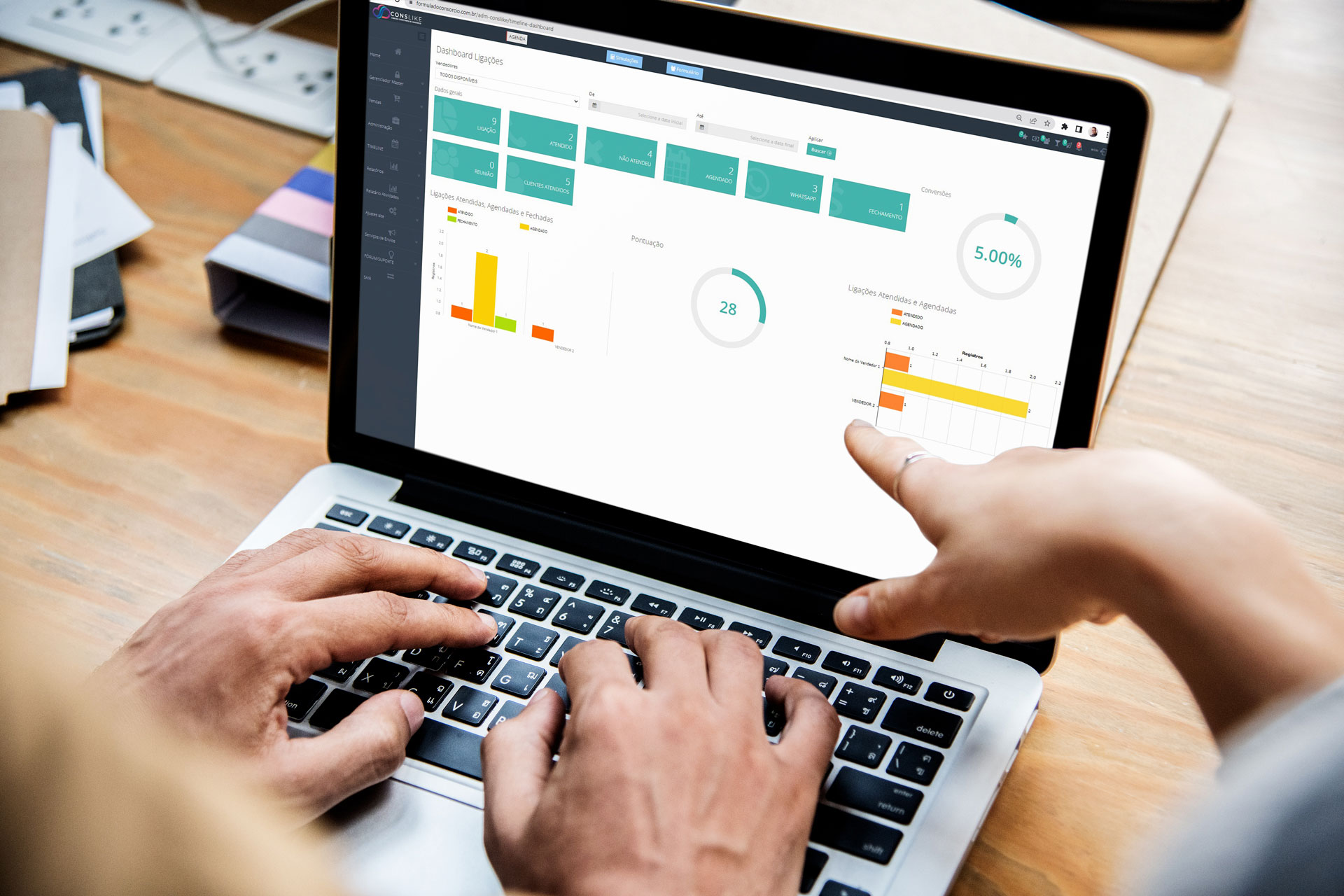 Integração com sistema de gestão de leads
